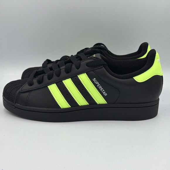 JQ3175 adidas Originals Superstar 2 Core Black Signal Green Cloud White Men\'s 8 main image 12